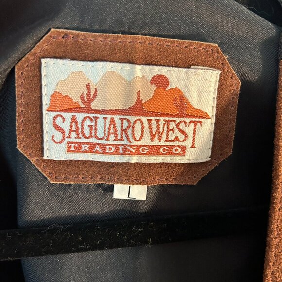 Saguaro West Trading Co Vintage Suede Vest - Picture 2 of 4